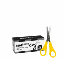 TESOURA ESCOLAR INOX CORES C/24 MR434